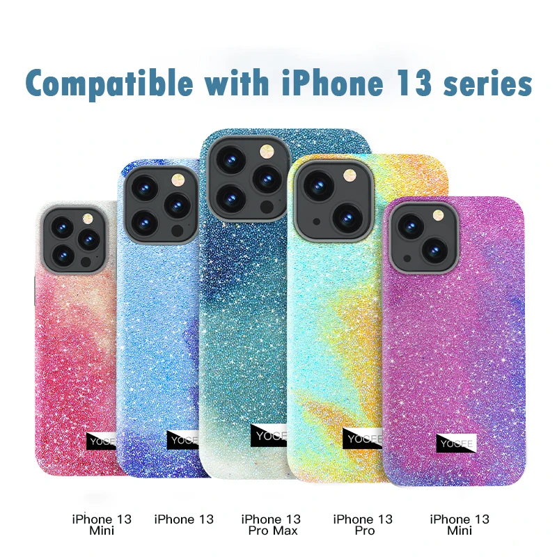 Блестящий роскошный защитный чехол из стразов для Iphone 13 Pro Max Mini, Жесткий Чехол для Iphone 12 11 Pro Max, художественный мерцающий чехол
Блестящий роскошный защитный чехол из стразов для Iphone 13 Pro Max Mini, Жесткий Чехол для Iphone 12 11 Pro Max, художественный мерцающий чехол