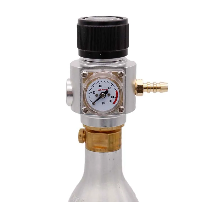 0.6 L Soda CO2 Tank & CO2 Mini Gas Regulator with 8mm Barb TR21*4 0-90 PSI Homebrew Beer Kegerator
0.6 L Soda CO2 Tank & CO2 Mini Gas Regulator with 8mm Barb TR21*4 0-90 PSI Homebrew Beer Kegerator