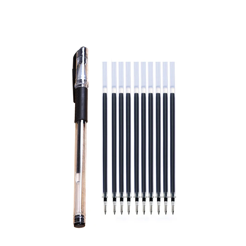 Gel Pen Refills Set Black Blue Red ink Ballpoint Pen Bullet Tip 0.5mm Writing Signature Pen for Student Gel Pen
Gel Pen Refills Set Black Blue Red ink Ballpoint Pen Bullet Tip 0.5mm Writing Signature Pen for Student Gel Pen