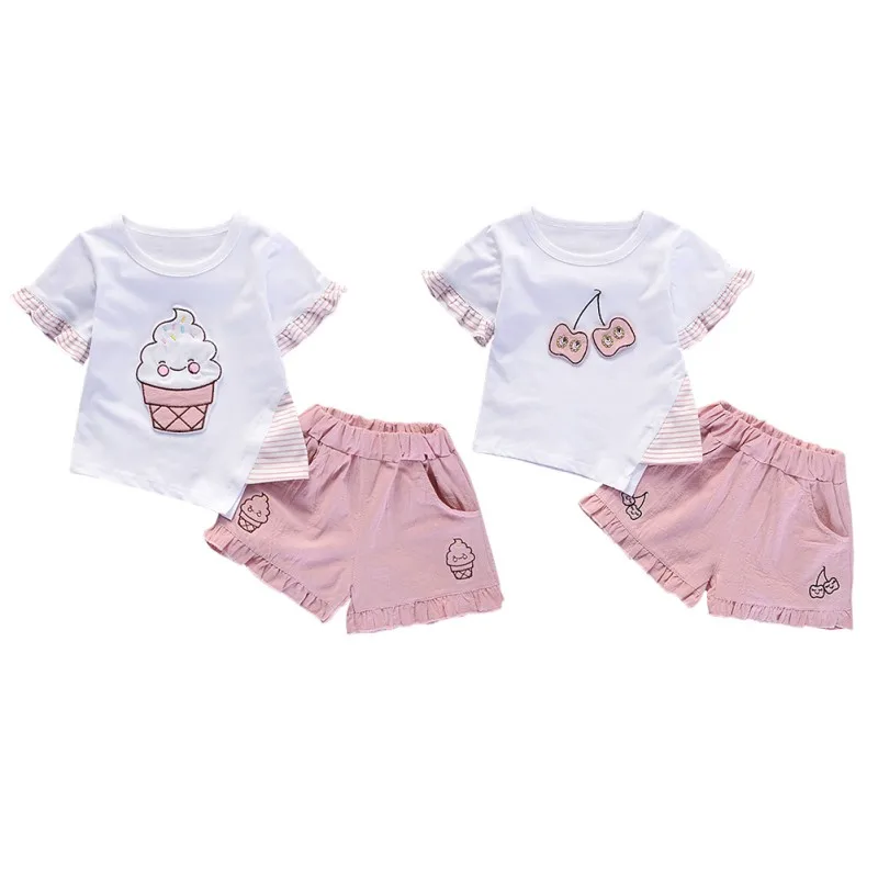 2Pcs Toddler Baby Girls Set Summer Kids Short Sleeve T-shirt Tops+Shorts Outfitest 
2Pcs Toddler Baby Girls Set Summer Kids Short Sleeve T-shirt Tops+Shorts Outfitest