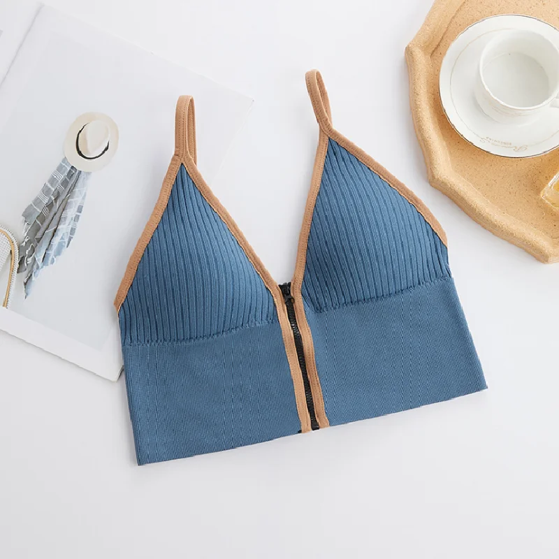 Women Front Zip Bra Push-up Underwear Sexy Soft Seamless Female Bralette Beauty Back Wireless Lingerie Tops
Women Front Zip Bra Push-up Underwear Sexy Soft Seamless Female Bralette Beauty Back Wireless Lingerie Tops