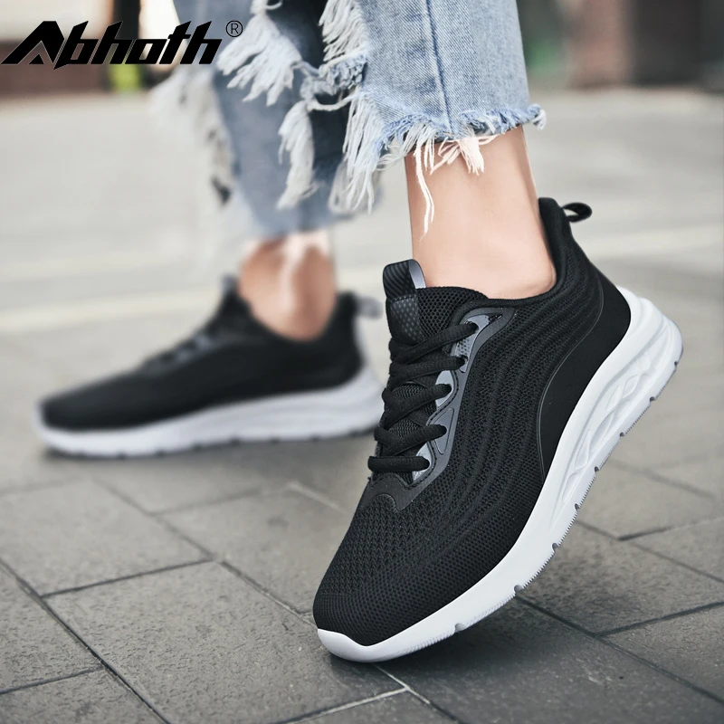 Кроссовки Abhoth женские летающие, дышащие, износостойкие, Нескользящие, модная Уличная обувь для бега, большие размеры
Кроссовки Abhoth женские летающие, дышащие, износостойкие, Нескользящие, модная Уличная обувь для бега, большие размеры