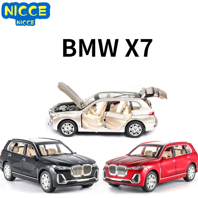 Nicce 1:24 BMW X7 Car Model Alloy Car Die Cast Toy Car Model Pull Back Children's Toy Collectibles
Nicce 1:24 BMW X7 Car Model Alloy Car Die Cast Toy Car Model Pull Back Children's Toy Collectibles