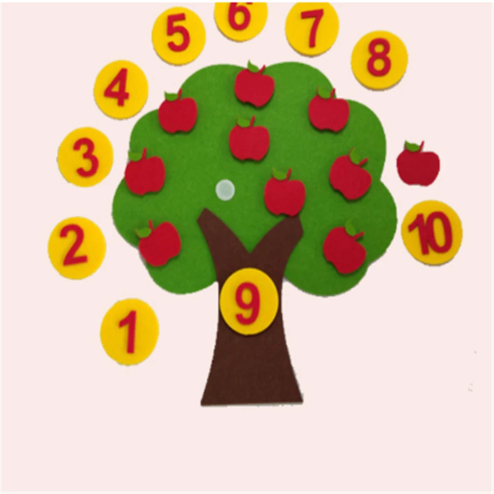 Montessori Math Toy Apple Trees Teach kids development Intelligence Kindergarten Diy Weave Cloth Early Learning Education Toy
Montessori Math Toy Apple Trees Teach kids development Intelligence Kindergarten Diy Weave Cloth Early Learning Education Toy