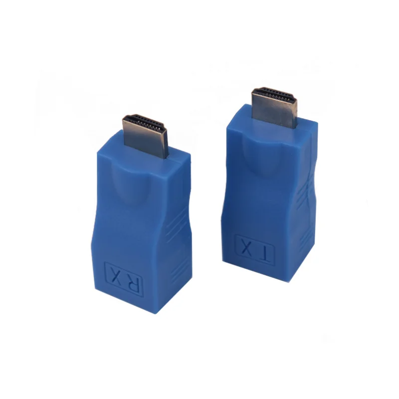 HDMI-compatible extender 30 meters HDMI-compatible to RJ45 single network cable to extend 30 m network transmission
HDMI-compatible extender 30 meters HDMI-compatible to RJ45 single network cable to extend 30 m network transmission