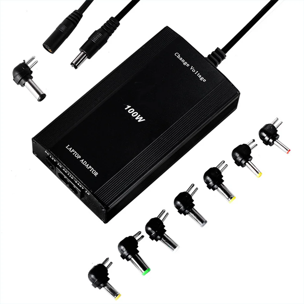 100W Universal 8xTip Connectors AC/DC To DC Inverter Car Charger Power Supply Adpter With Car Charger Adapter Cord For Laptop
100W Universal 8xTip Connectors AC/DC To DC Inverter Car Charger Power Supply Adpter With Car Charger Adapter Cord For Laptop