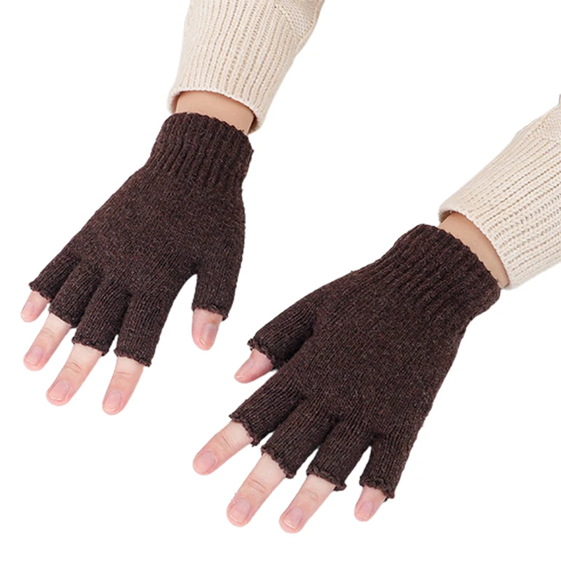 Knitted Fingerless Gloves Winter Thicken Warm Touch Screen Gloves Unisex Outdoor Stretch Elastic Warm Half Finger Cycling Gloves
Knitted Fingerless Gloves Winter Thicken Warm Touch Screen Gloves Unisex Outdoor Stretch Elastic Warm Half Finger Cycling Gloves