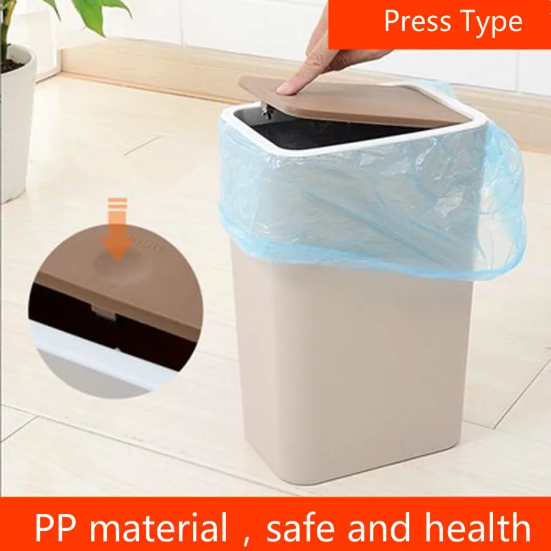 Simple Press&Rolling Cover Type Garbage Cans Trash Can Bathroom Kitchen Living Room Home Dust Bin Multi-color Waste Can 8L/12L
Simple Press&Rolling Cover Type Garbage Cans Trash Can Bathroom Kitchen Living Room Home Dust Bin Multi-color Waste Can 8L/12L