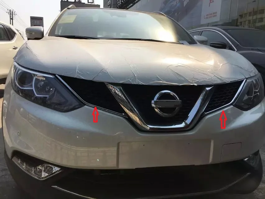 Подходит для 2014 2015 2016 NISSAN Qashqai Хромированная передняя сетчатая решетка для гриля крышка осветительной лампы отделка вставка Стайлинг молди...
Подходит для 2014 2015 2016 NISSAN Qashqai Хромированная передняя сетчатая решетка для гриля крышка осветительной лампы отделка вставка Стайлинг молди...