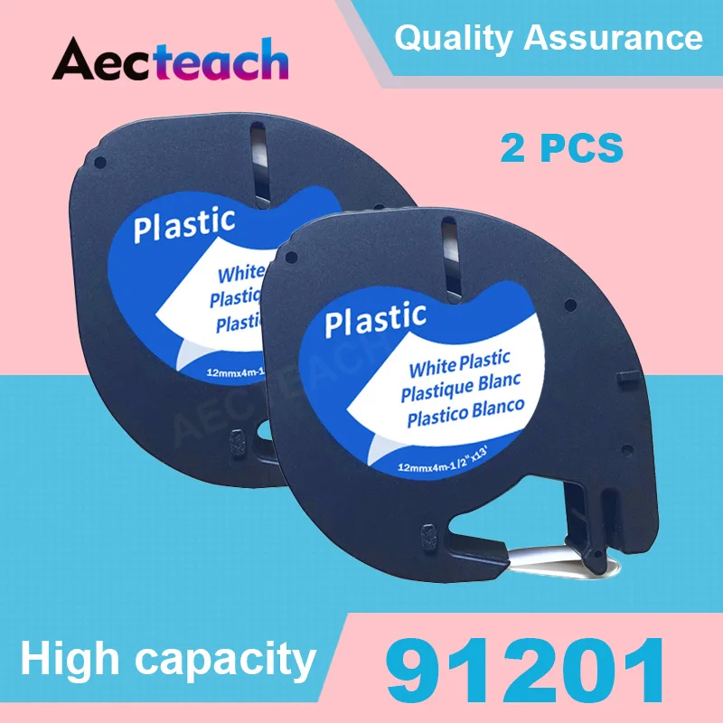 Aecteach 2 шт. для Dymo Letratag пластиковая лента LT 91201 черная на белом 12 мм kingroad совместима с DYMO LetraTag LT-100H
Aecteach 2 шт. для Dymo Letratag пластиковая лента LT 91201 черная на белом 12 мм kingroad совместима с DYMO LetraTag LT-100H