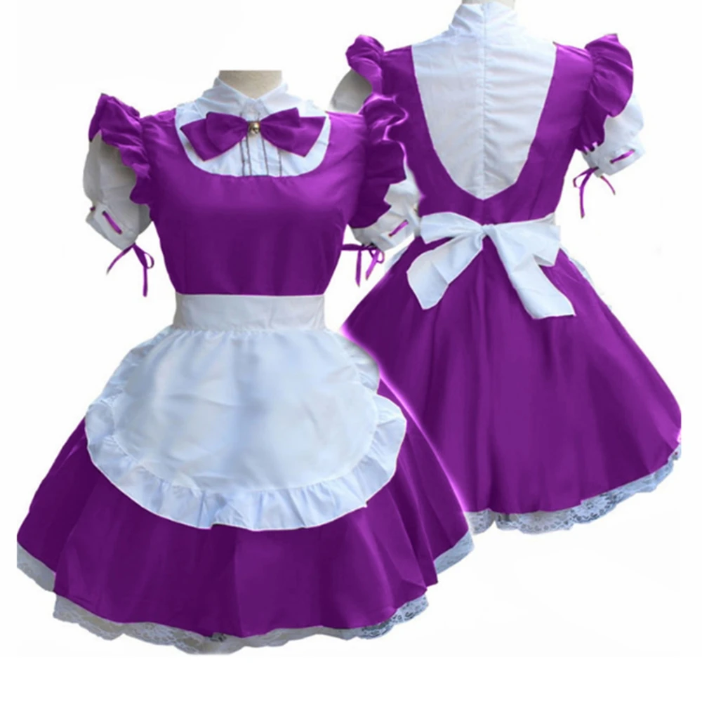 2021 Women Ladies Short Sleeve Doll Collar Retro Maid Lolita Dress Cute French Maid Outfit Cosplay Costume Plus Size S-5XL
2021 Women Ladies Short Sleeve Doll Collar Retro Maid Lolita Dress Cute French Maid Outfit Cosplay Costume Plus Size S-5XL