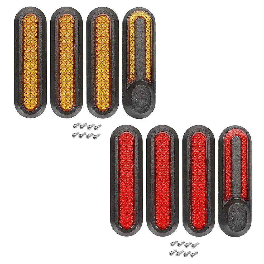 Electric Scooter Reflector Night Warning Prismatic For-Xiaomi M365 Pro Pro2 1S Front Rear Safety Reflective Parts Warning Light
Electric Scooter Reflector Night Warning Prismatic For-Xiaomi M365 Pro Pro2 1S Front Rear Safety Reflective Parts Warning Light