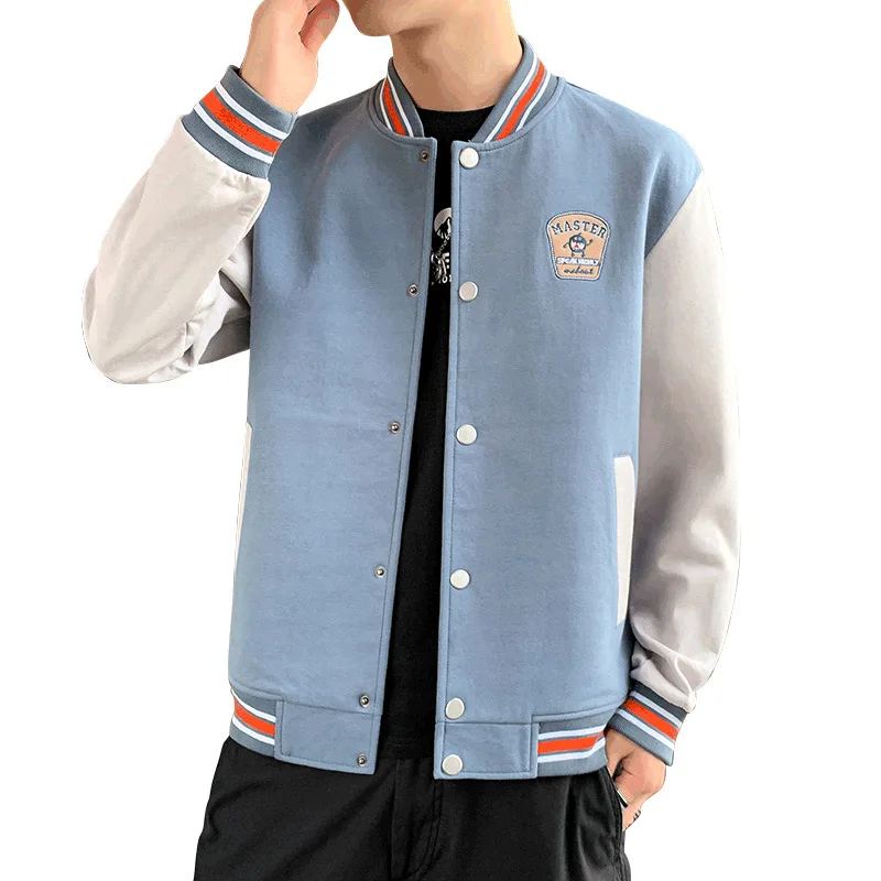 Outerwear men's 4XL fall winter college trendy standing collar Baseball Jacket youth student casual versatile Jacket Top
Outerwear men's 4XL fall winter college trendy standing collar Baseball Jacket youth student casual versatile Jacket Top