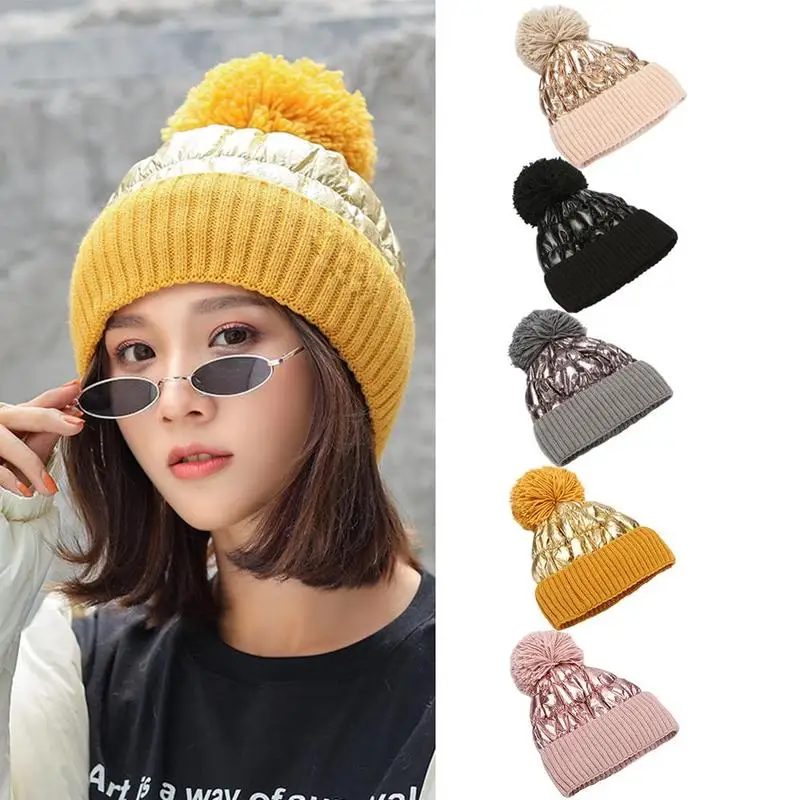 Женские зимние модные шапки, шапка, сохраняющая тепло, двойная водонепроницаемая ветрозащитная шапка, Женская Милая шерстяная вязаная шапк...
Женские зимние модные шапки, шапка, сохраняющая тепло, двойная водонепроницаемая ветрозащитная шапка, Женская Милая шерстяная вязаная шапк...
