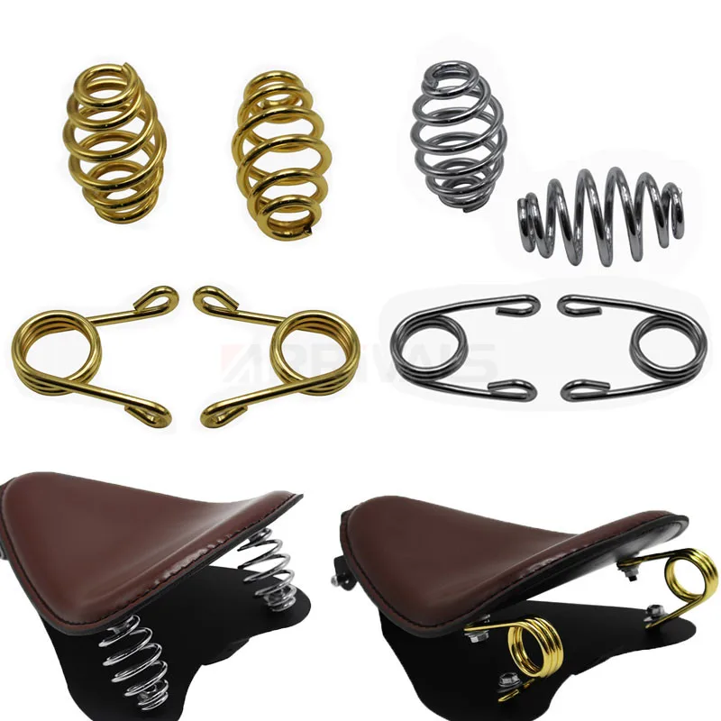 

Motorcycle Solo Seat Iron Driver Cushion Seat Springs Mounting Kit For For Harley Sportster Bobber For Honda For Yamaha