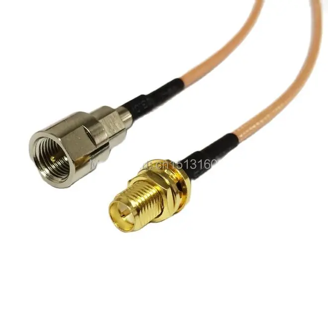 

New Modem Conversion Cable RP-SMA Female Jack To FME Male Plug Connector RG316 Cable 15CM 6" Adapter RF Pigtail