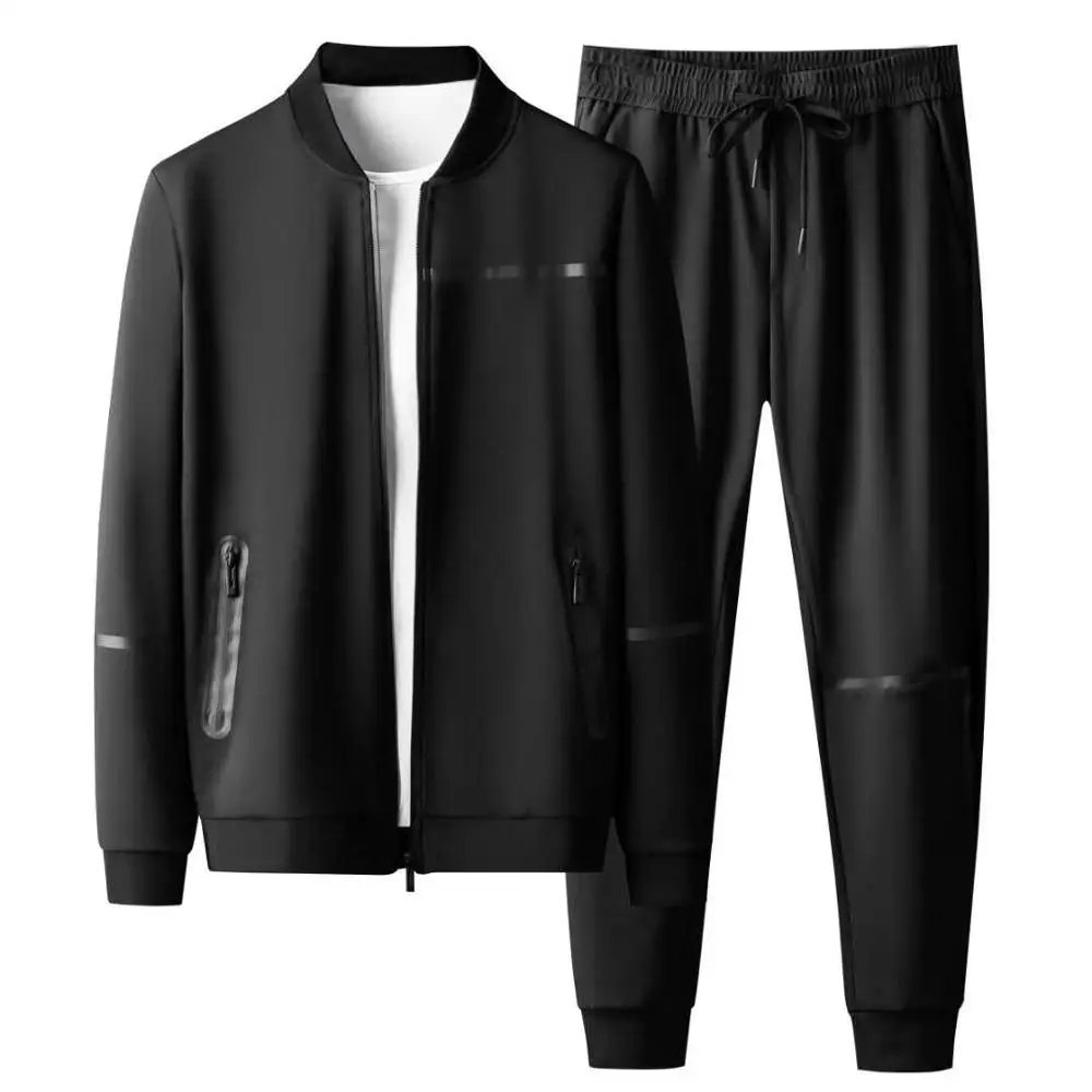 Sport Black Mens Sets (sweatshirt+pants) Luxury Stand Collar Zipper Man Jackets Elastic Waist Slim Fit Male Pants 3xl
Sport Black Mens Sets (sweatshirt+pants) Luxury Stand Collar Zipper Man Jackets Elastic Waist Slim Fit Male Pants 3xl