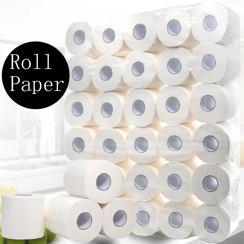 KitchenAce 10rolls Disposable Kitchen Toilet Roll Paper 4Ply Soft Toliet Tissue Skin-friendly Paper Towel Kitchen Accessories
KitchenAce 10rolls Disposable Kitchen Toilet Roll Paper 4Ply Soft Toliet Tissue Skin-friendly Paper Towel Kitchen Accessories