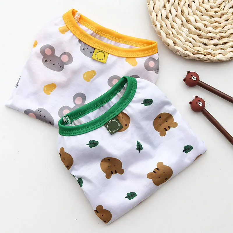 New Cotton Summer Dog Shirt Cartoons Vest Clothes For Small Dog Cat Chihuahua T-shirt Puppy Vest Yorkshire Terrier Pet Clothes 
New Cotton Summer Dog Shirt Cartoons Vest Clothes For Small Dog Cat Chihuahua T-shirt Puppy Vest Yorkshire Terrier Pet Clothes
