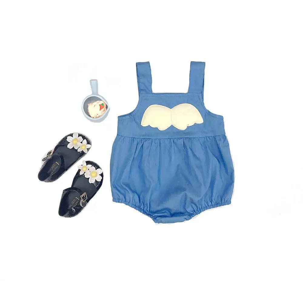 Baby Summer Clothing Newborn Infant Baby Girls Boys Romper Solid Denims Playsuit Sleeveless Strap Sunsuit High Quality For 0-24m
Baby Summer Clothing Newborn Infant Baby Girls Boys Romper Solid Denims Playsuit Sleeveless Strap Sunsuit High Quality For 0-24m