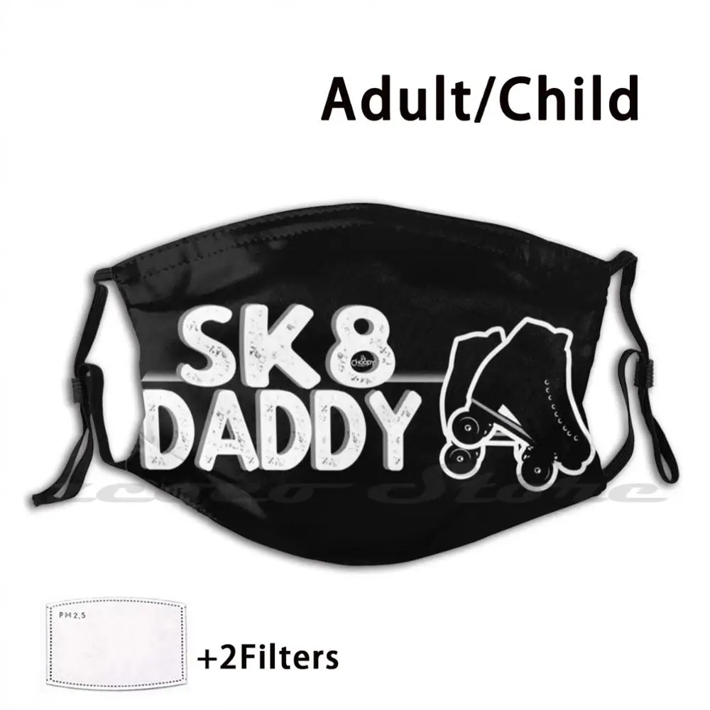 Roller Skate | Black High Top Roller Skates Design For Dad Or Daddy | Skate Daddy Mask Cloth Washable DIY Filter Pm2.5 Adult
Roller Skate | Black High Top Roller Skates Design For Dad Or Daddy | Skate Daddy Mask Cloth Washable DIY Filter Pm2.5 Adult