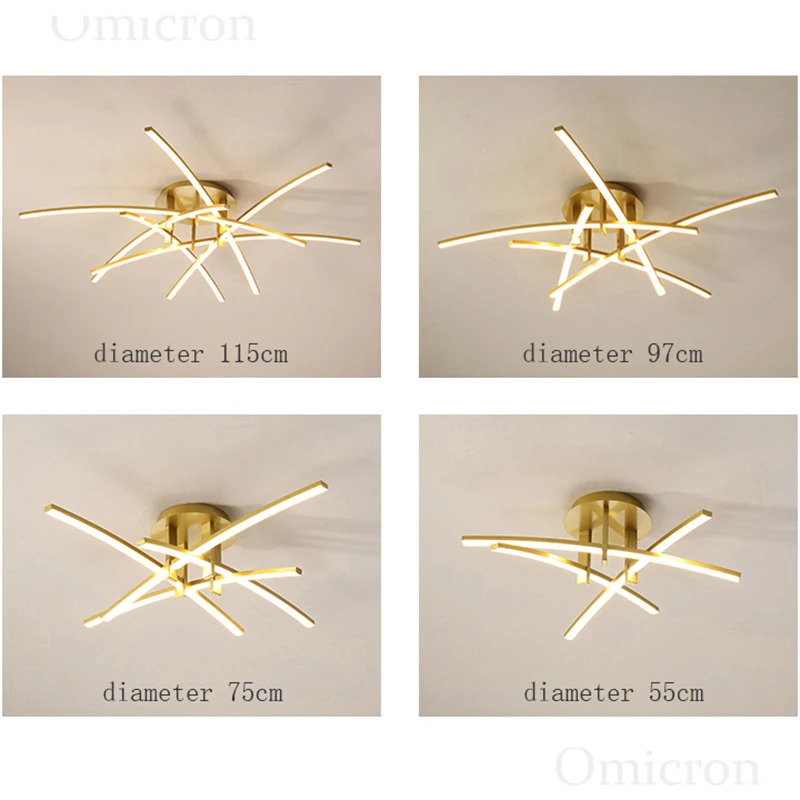 Golden/White Modern LED Ceiling chandelier Surface mount for bedroom living room Aluminum body chandelier lighting
Golden/White Modern LED Ceiling chandelier Surface mount for bedroom living room Aluminum body chandelier lighting