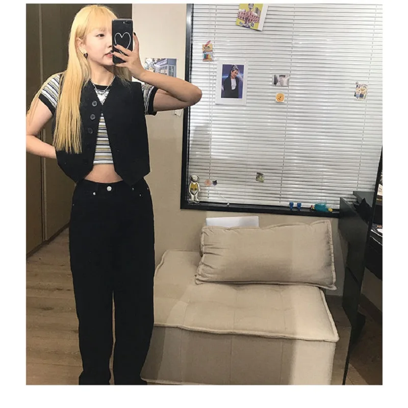 women Harajuku Black Cargo Pants Y2K High Waist Wide Leg Pants Kawaii Jeans Pants Plus Size 2021 Denim Trousers Female Pockets
women Harajuku Black Cargo Pants Y2K High Waist Wide Leg Pants Kawaii Jeans Pants Plus Size 2021 Denim Trousers Female Pockets
