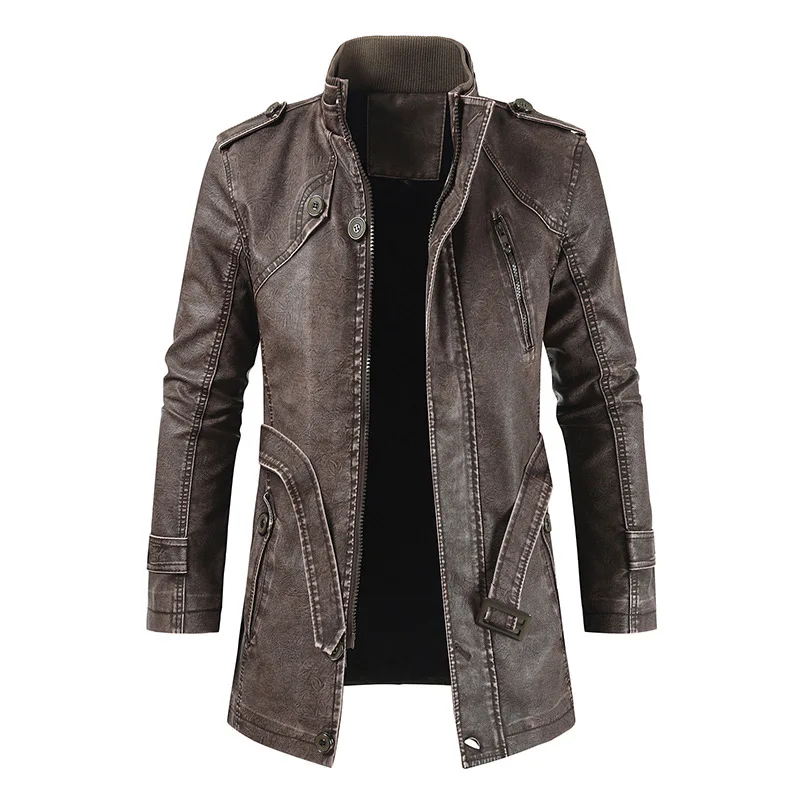 Fashion Winter Leather Jacket Men Outdoor Motorcycle Jackets 2020 Men's Plus Velvet Warm Faux Leather Coats Casual Pu Outerwear
Fashion Winter Leather Jacket Men Outdoor Motorcycle Jackets 2020 Men's Plus Velvet Warm Faux Leather Coats Casual Pu Outerwear