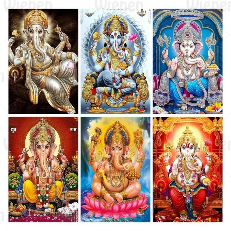 DIY Diamond Painting Elephant Hinduism Ganesha Pictures Rhinestones Religion Statue Icon Full Square Round Diamond Cross Stitch
DIY Diamond Painting Elephant Hinduism Ganesha Pictures Rhinestones Religion Statue Icon Full Square Round Diamond Cross Stitch