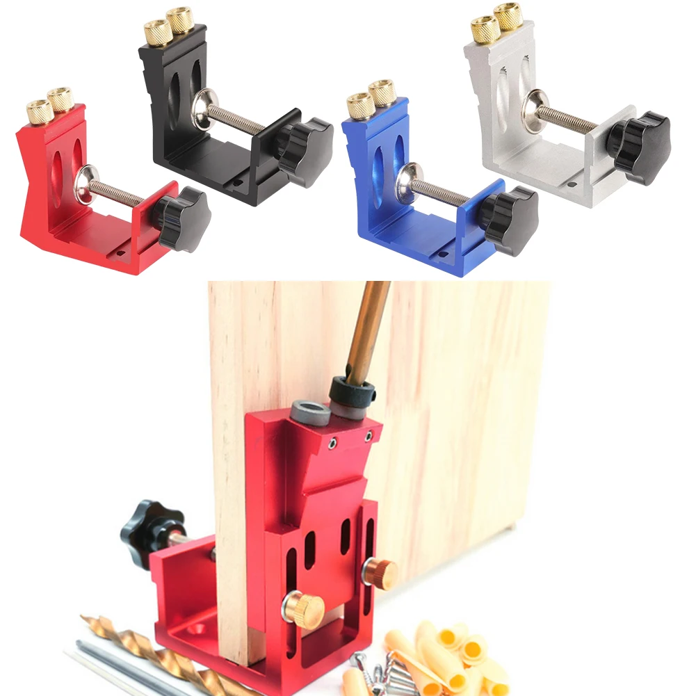 Multi-Purpose Drilling Guide Pocket Hole Jig Kit 15 Degree Oblique Puncher Woodworking Locator Tool Pinpoint The Location
Multi-Purpose Drilling Guide Pocket Hole Jig Kit 15 Degree Oblique Puncher Woodworking Locator Tool Pinpoint The Location