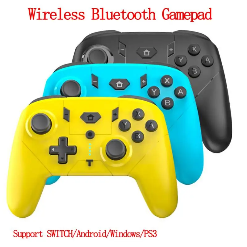 Wireless bluetooth Gamepad For Nintendo Switch Pro Video Game USB joystick Controller For Switch Console with 6-Axis motor vibra
Wireless bluetooth Gamepad For Nintendo Switch Pro Video Game USB joystick Controller For Switch Console with 6-Axis motor vibra