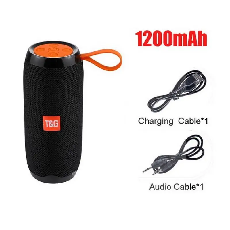 TG106 Bluetooth Speaker Portable Wireless Speaker Outdoor Subwoofer Radio AUX Stereo USB Speaker
TG106 Bluetooth Speaker Portable Wireless Speaker Outdoor Subwoofer Radio AUX Stereo USB Speaker