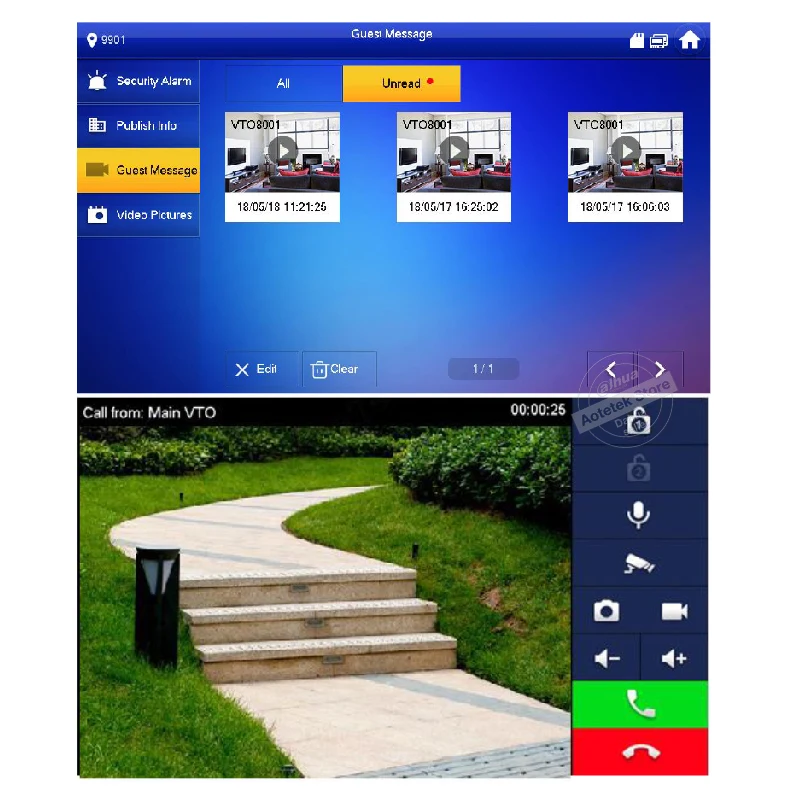 Dahua Multilingual original VTH5221DW-S1 Wifi Indoor Monitor Video portero intercom SD card POE Bidirectional Talk wireless door
Dahua Multilingual original VTH5221DW-S1 Wifi Indoor Monitor Video portero intercom SD card POE Bidirectional Talk wireless door