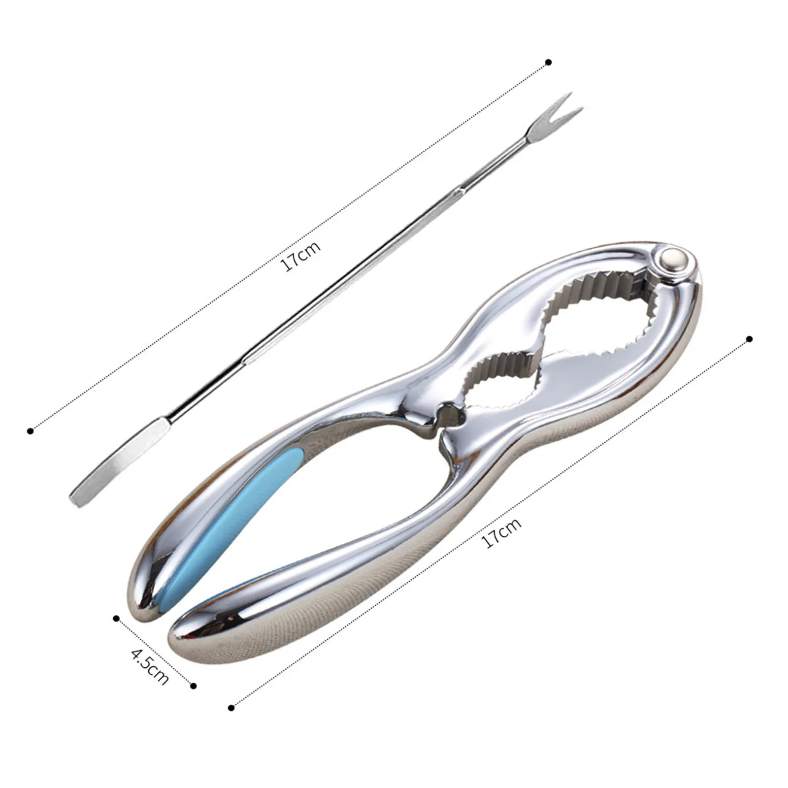 Zinc alloy walnut clip walnut peeling tool household shell breaker to open the core A steel fork alloy walnut clip walnut F4
Zinc alloy walnut clip walnut peeling tool household shell breaker to open the core A steel fork alloy walnut clip walnut F4