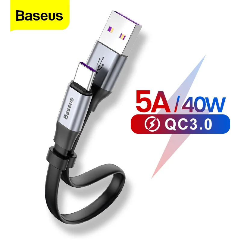 Зарядный кабель Baseus USB Type C 5A для Huawei P30 P20 Mate 20 P10 Pro Lite Xiaomi mi | Мобильные телефоны и