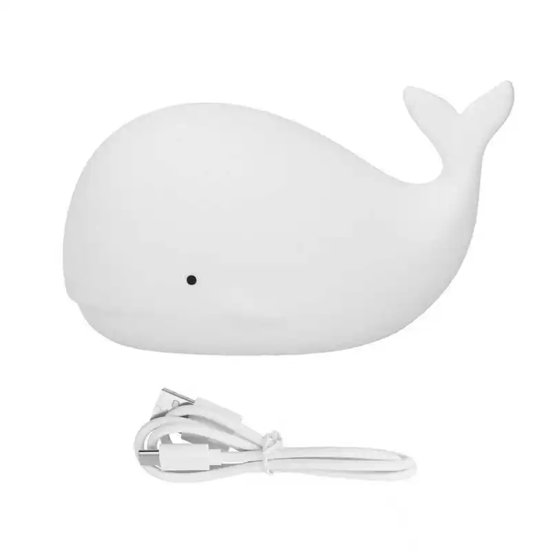 USB Light Light Fixture USB Night Light 1.3W Whale-Shape 7-Colors Silicone Bedside Lamp for Home Bedroom White Table Lamp Night
USB Light Light Fixture USB Night Light 1.3W Whale-Shape 7-Colors Silicone Bedside Lamp for Home Bedroom White Table Lamp Night