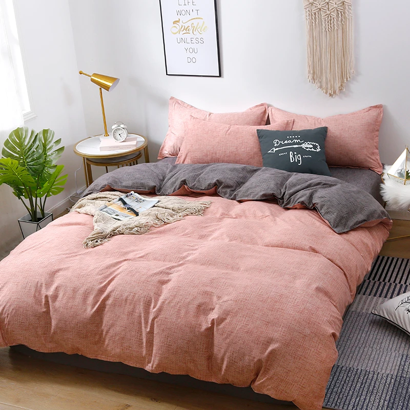 Jeefttby Home Textiles King Size Bedding Sets 3pcs Pink Queen Size Duvet Cover Set Pillowcases Fit Kids Adult Bed Set
Jeefttby Home Textiles King Size Bedding Sets 3pcs Pink Queen Size Duvet Cover Set Pillowcases Fit Kids Adult Bed Set