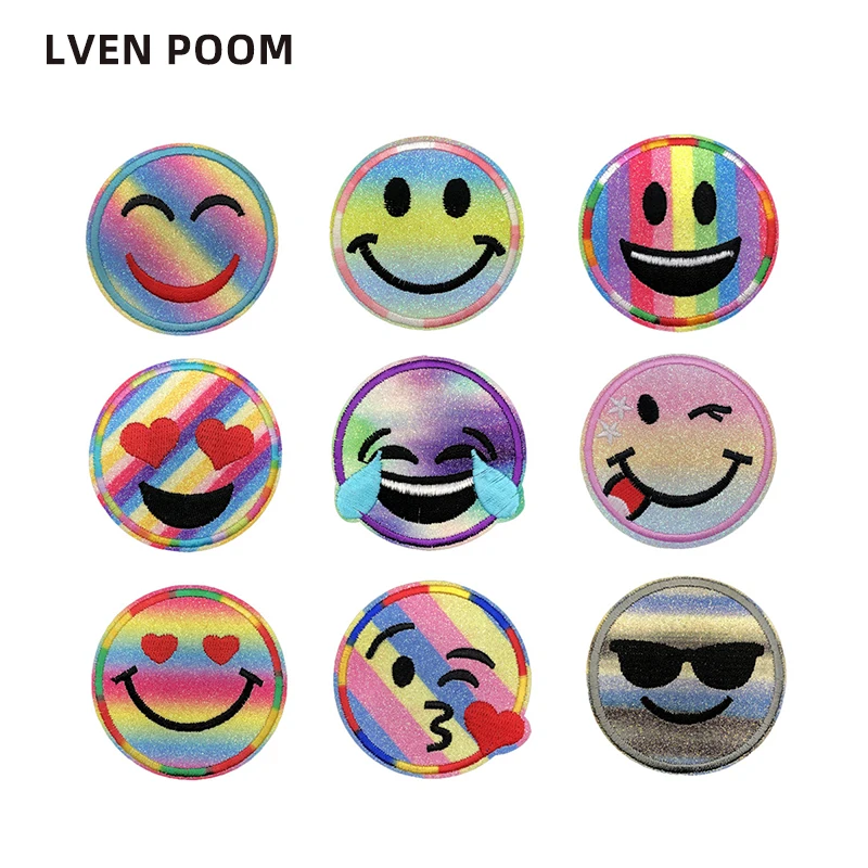 Colorful smiling face embroidery patch Fashionable and gorgeous Patches on clothes stickers DIY sewing cloth stickers
Colorful smiling face embroidery patch Fashionable and gorgeous Patches on clothes stickers DIY sewing cloth stickers