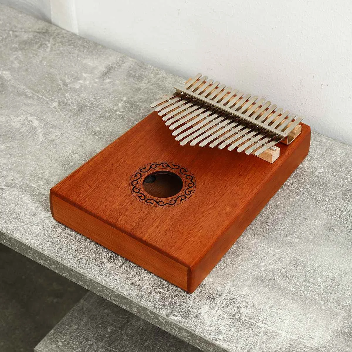17 Key Kalimba Mahogany Thumb Piano Keyboard Mbira Body Musical Instrument with Learning Book Thumb Finger Piano Kalimba Piano
17 Key Kalimba Mahogany Thumb Piano Keyboard Mbira Body Musical Instrument with Learning Book Thumb Finger Piano Kalimba Piano