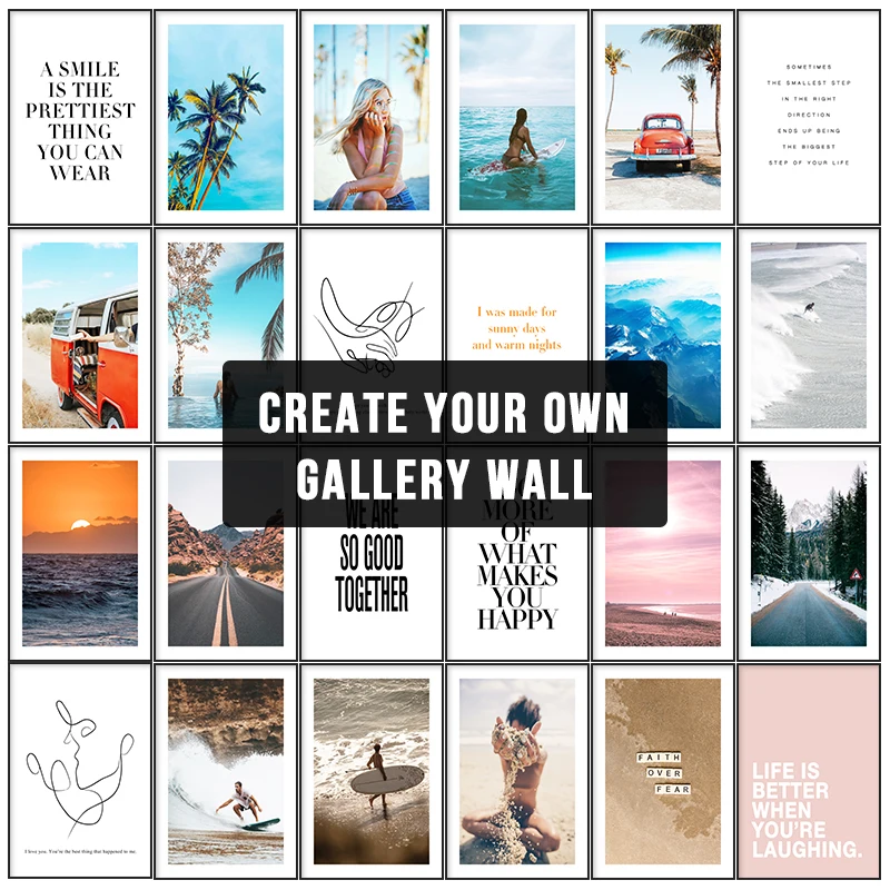 Motivational Poster Nature Travel Summer Sea Beach Sand Surfing Unframed Wall Art Boho Kitchen Decor House Decoration Wall Art
Motivational Poster Nature Travel Summer Sea Beach Sand Surfing Unframed Wall Art Boho Kitchen Decor House Decoration Wall Art