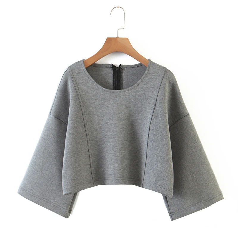 Woman Sweatshirts 2021 Sweet Crewneck Pullovers Spring Autumn Gray Loose Hoodies Solid Color Elegant Sweatshirts
Woman Sweatshirts 2021 Sweet Crewneck Pullovers Spring Autumn Gray Loose Hoodies Solid Color Elegant Sweatshirts