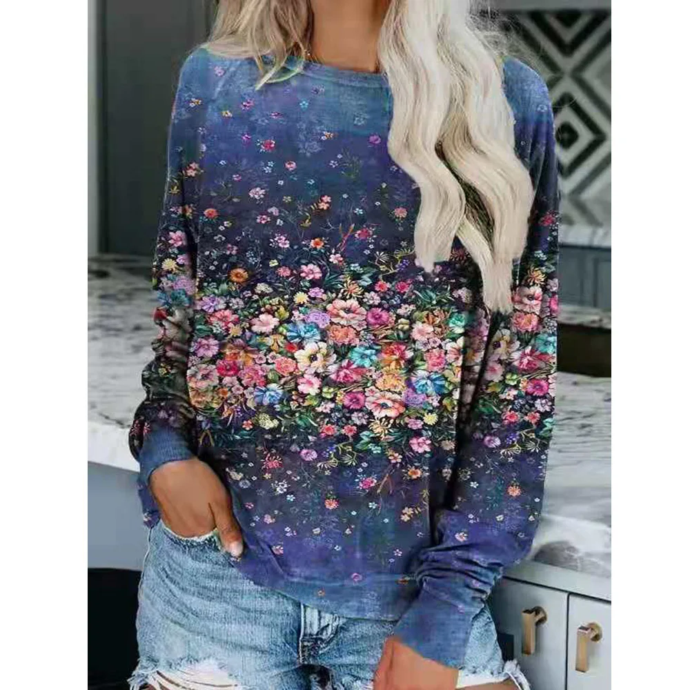 Женская футболка с длинным рукавом и круглым вырезом, размеры до 5XL
Женская футболка с длинным рукавом и круглым вырезом, размеры до 5XL