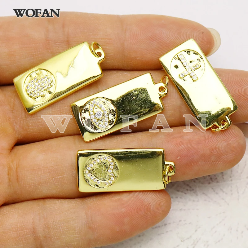 20 Pcs retangle accessories for necklace making Metal charms pendant Zircon jewelry pendant Fashion jewelry 7262
20 Pcs retangle accessories for necklace making Metal charms pendant Zircon jewelry pendant Fashion jewelry 7262