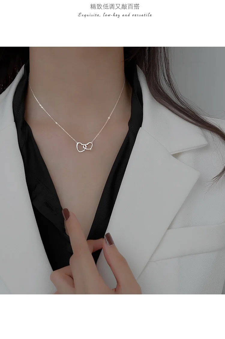 Heart-shaped Necklace Korean Women's Necklace Accessories 2021 Trend Niche Simple Women's Jewelry
Heart-shaped Necklace Korean Women's Necklace Accessories 2021 Trend Niche Simple Women's Jewelry