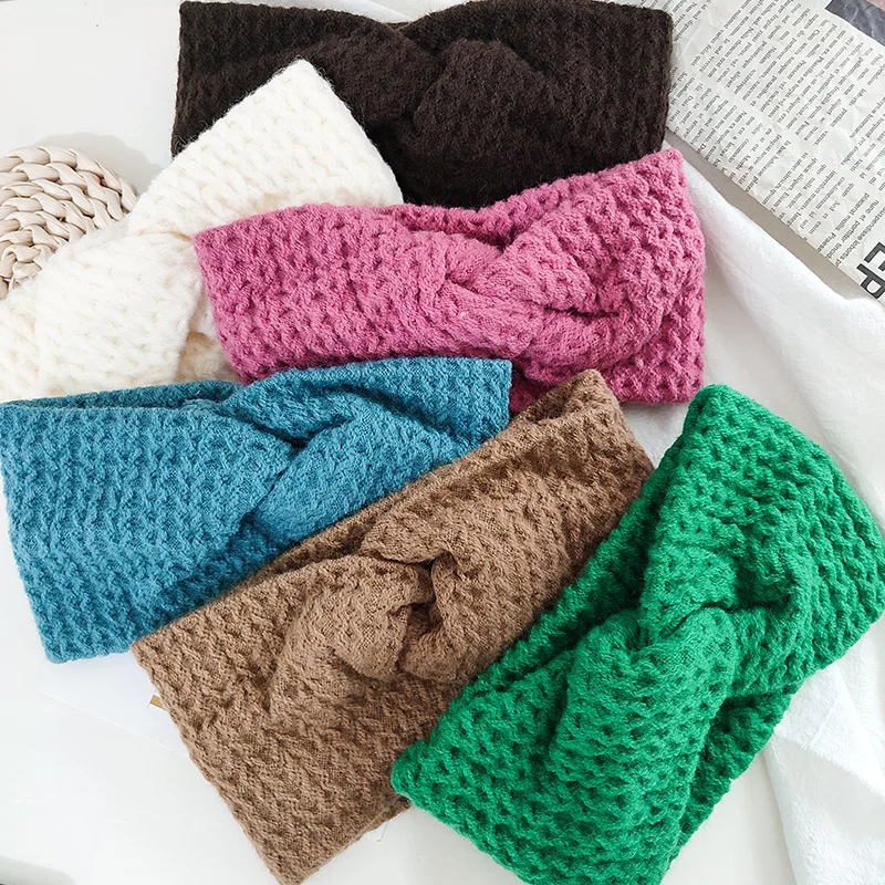 New Knitted Knot Cross Headband for Women Autumn Winter Girls Turban Headwear Elastic Hair Band Warm Hair Accessories
New Knitted Knot Cross Headband for Women Autumn Winter Girls Turban Headwear Elastic Hair Band Warm Hair Accessories