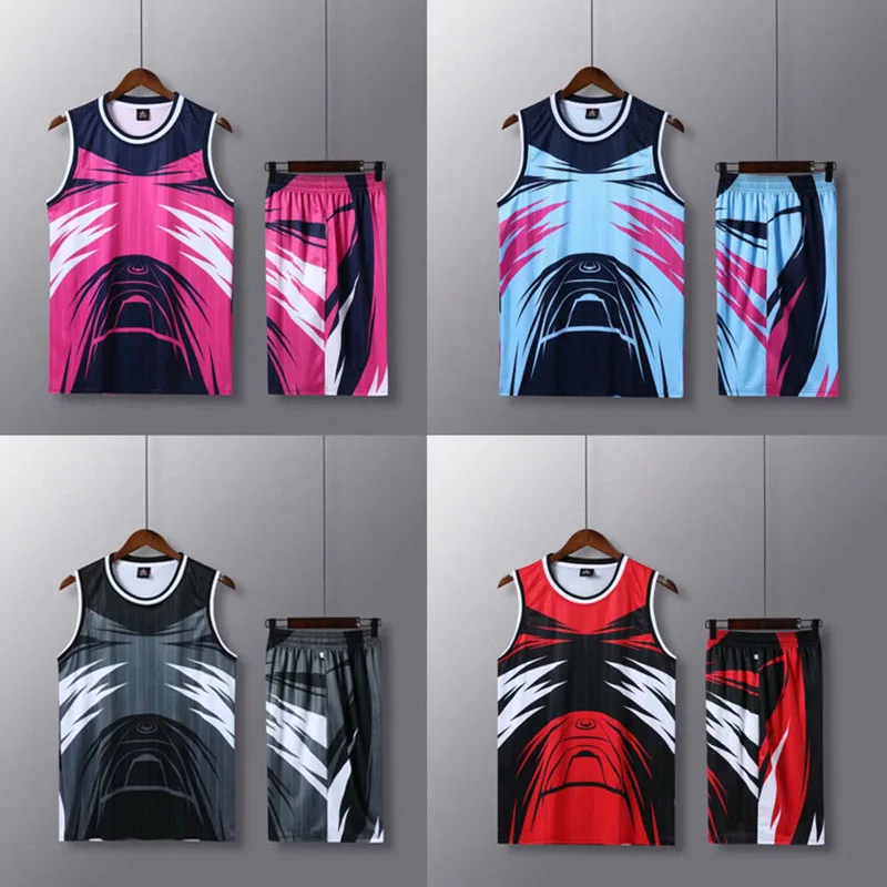 Blank Basketball set mesh Breathable jersey & shorts men and women tracksuit training suit basketball team uniform Sportswear
Blank Basketball set mesh Breathable jersey & shorts men and women tracksuit training suit basketball team uniform Sportswear