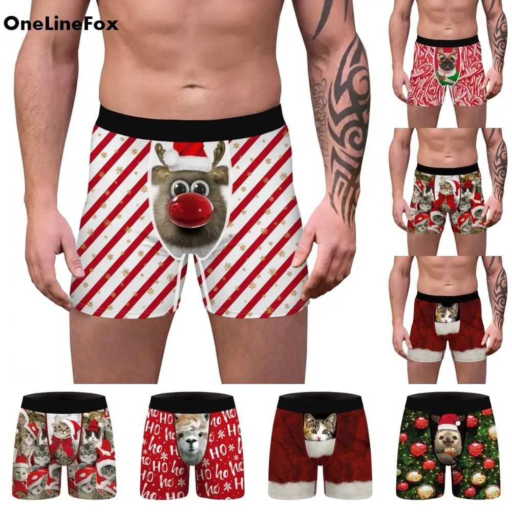 OneLineFox Christmas Underwear Men Boxer Panties Underwear Male Boxer Shorts Boxershorts Long Underpants Calzoncillos Hombre
OneLineFox Christmas Underwear Men Boxer Panties Underwear Male Boxer Shorts Boxershorts Long Underpants Calzoncillos Hombre