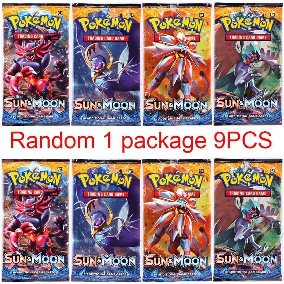 NEW 9PCS Pokemon Cards Sun & Moon GX Team Up Unbroken Bond Unified Minds Evolutions Booster Box Collectible Trading Cards Game
NEW 9PCS Pokemon Cards Sun & Moon GX Team Up Unbroken Bond Unified Minds Evolutions Booster Box Collectible Trading Cards Game