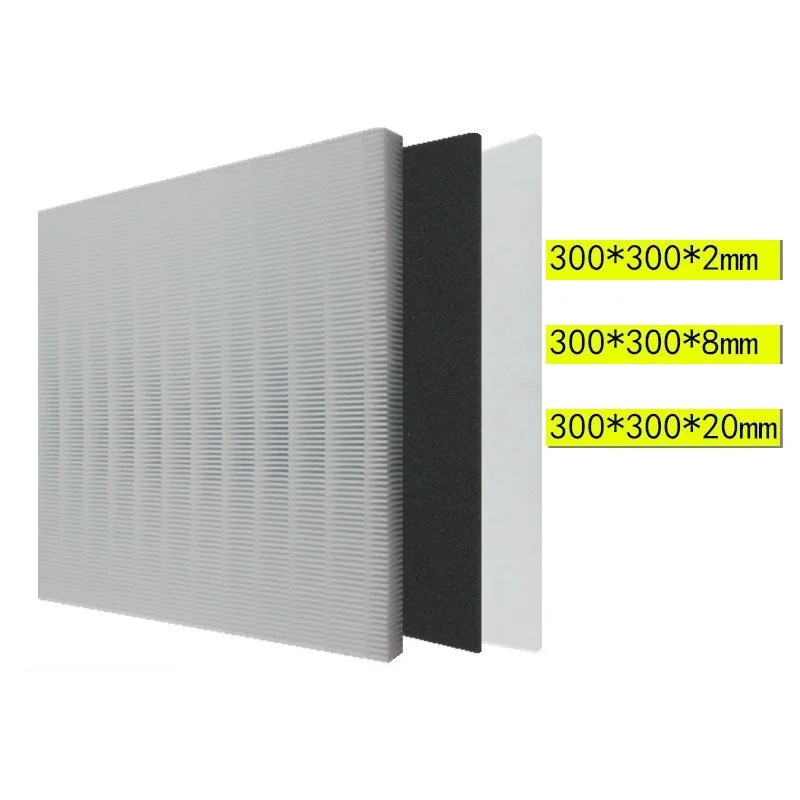 3pcs air purifier compound filter with HEPA filter activated carbon filter and primary filter cotton 300 * 300 mm
3pcs air purifier compound filter with HEPA filter activated carbon filter and primary filter cotton 300 * 300 mm