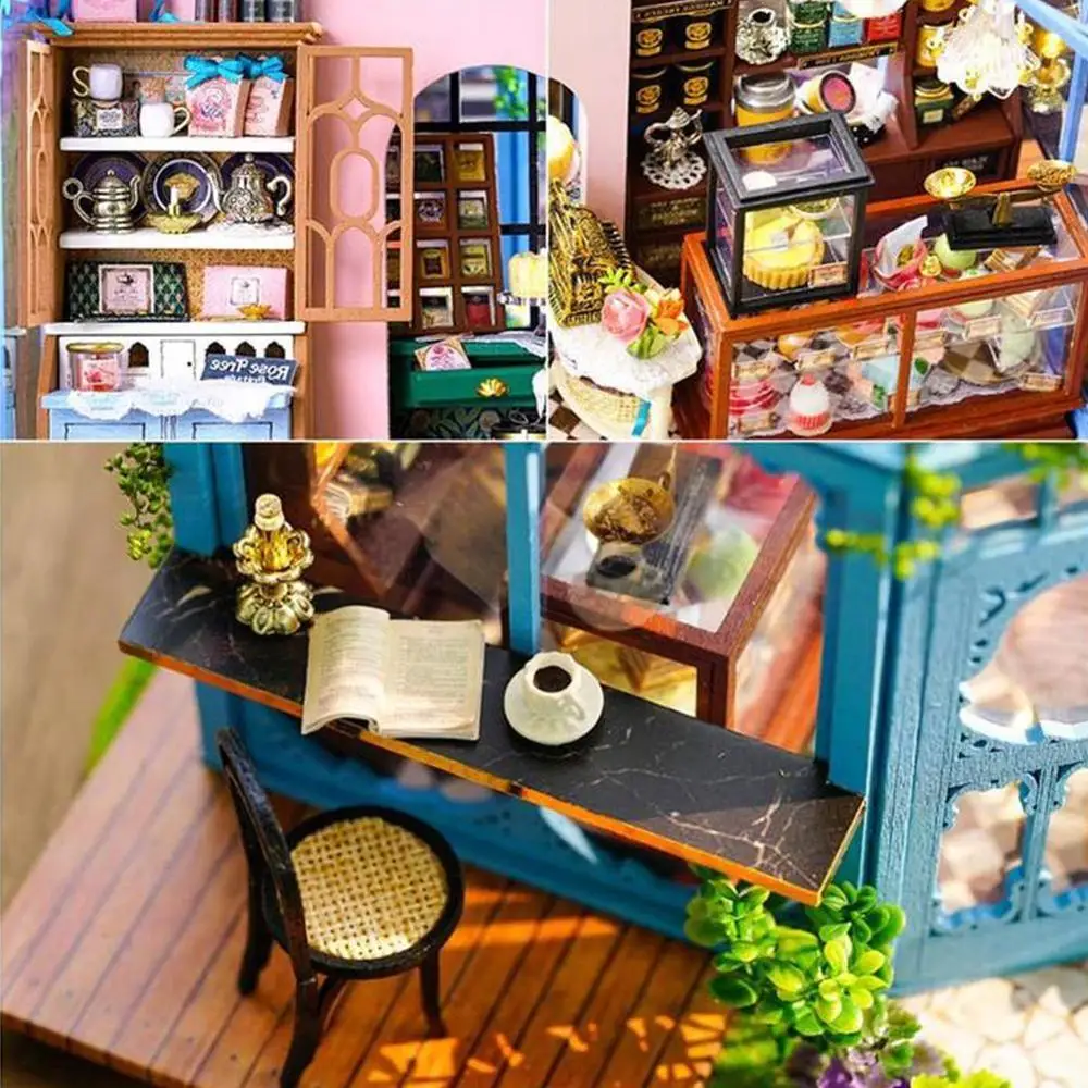 DIY Dollhouse Wooden doll Houses Miniature Doll House Furniture Kit Casa Music Led Toys for Children Birthday Gift
DIY Dollhouse Wooden doll Houses Miniature Doll House Furniture Kit Casa Music Led Toys for Children Birthday Gift